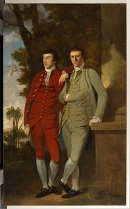 Portrait de Charles et du capitaine John Sealy