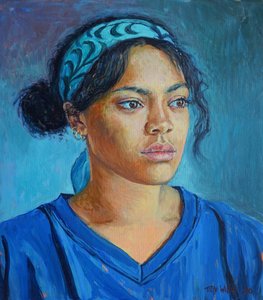 Fille en bleu