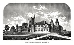 University College, Toronto, Canada, 19e siècle - Tilton Waters