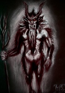Krampus, créature du folklore - Tim Hoinkis