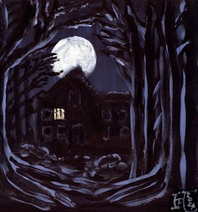 La maison hantée au clair de lune - Tim Hoinkis