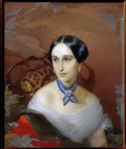 Portrait de Natalia Pushkina Lanskaya - Timofei Andreyevich Neff