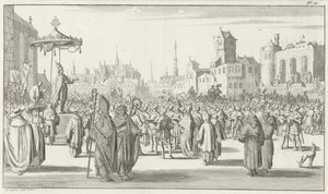 Le pape Urbain II prêche la première croisade, 1683