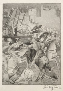 Vieux maîtres italiens : Bataille de Saint-Éphèse contre les païens de Sardaigne, 1888-1892