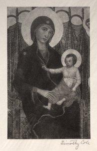 Maîtres italiens anciens : Madone et enfant, 1885