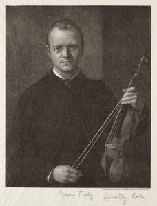 Vieux maîtres italiens : Portrait de Timothy Cole Homme avec violon, 1892