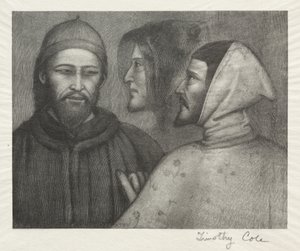 Maîtres italiens anciens : Trois têtes, 1885