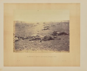 Une moisson de mort, Gettysburg, Pennsylvanie - Timothy H. OSullivan