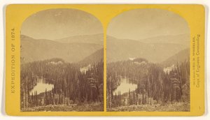 Lacs perdus, à la tête du canyon de Conejos, Colorado, dans la chaîne de la Sierra San Juan, près de la ligne de partage des eaux entre Conejos et South Fork... - Timothy H. O