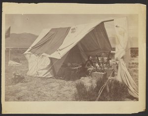 [M. J. Terrey Gardner en tant que U.S. Grant, 40th Parallel, Ruby Valley, Nevada] - Timothy H. OSullivan