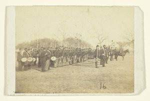 50e Infanterie de Pennsylvanie en formation de parade