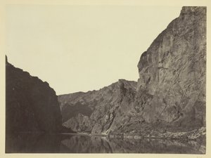 Black Cañon, fleuve Colorado, vue en contrebas depuis le camp Big Horn