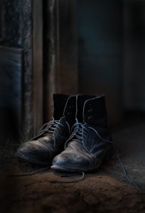 De vieilles bottes usées - Tina Reid