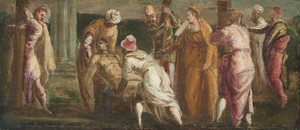 Sainte Hélène testant la Vraie Croix - Tintoretto