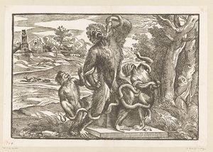 Caricature du groupe Laocoon - Titiaan