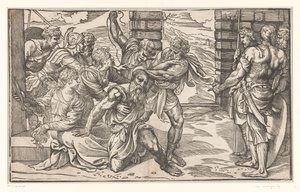 Samson combat des soldats philistins