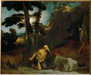 Saint Jérôme, peinture probablement commandée par Isabelle d