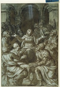 La Vierge Marie avec les apôtres de Santo Spirito
