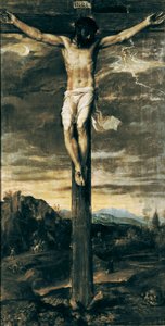 Christ crucifié. Inscription "INRI" sur la croix