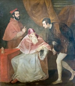 Portrait du pape Paul III avec ses neveux