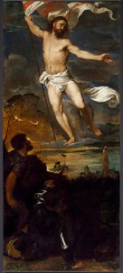Le panneau central de la résurrection du polyptyque Averoldi - Tiziano Vecelli