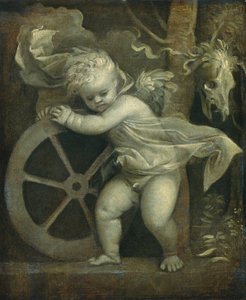 Cupidon avec la roue du temps, vers 1515-1520