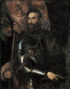 Portrait de Pier Luigi Farnese 1503-1547, vers 1546