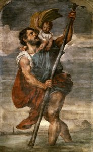 Saint Christophe, 1523-1524 - Titian