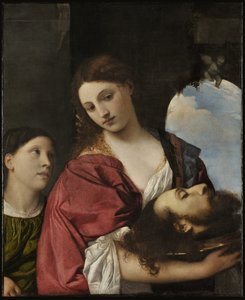 Salomé avec la tête de Jean-Baptiste - Tiziano Vecelli