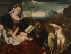 La Sainte Famille avec Saint Jean
