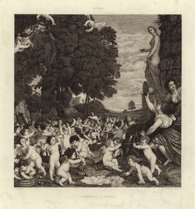 Le culte de Vénus - Tiziano Vecelli