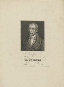 Portrait de Wilhelm Traugott Krug 1770-1842, 1828-1829 - Tobias Falcke
