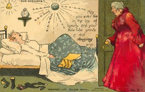 Femme de chambre endormie - Tom Browne