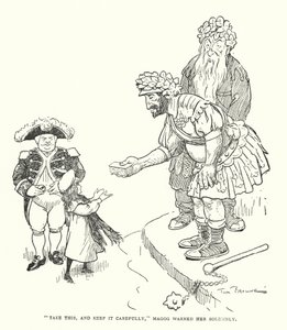"Prends ceci, et garde-le soigneusement," Magog l