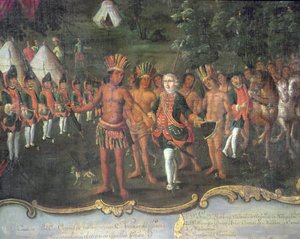 Le camp du gouverneur Matorras dans le Chaco