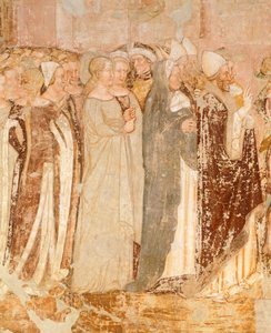 Départ de Rome (détail des Histoires de Sainte Ursule)