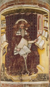 Saint Jérôme, par Tommaso da Modena, Église de San Nicolo, Trévise - Tomaso da (late 15th century) Modena