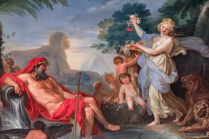 Le Nil et la déesse Cybèle 1779 - 1780, fresque