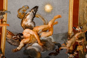 Uranus en Anubis avec tête de chien