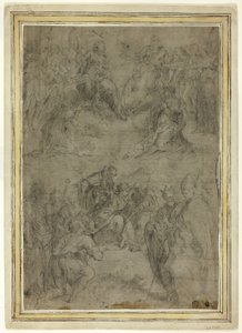 Trinité avec la Vierge et dix saints