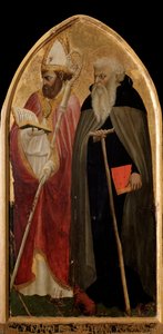 Triptyque de San Giovenale : panneau droit avec Saint Antoine le Grand et Saint Juvenal - Tommaso Masaccio