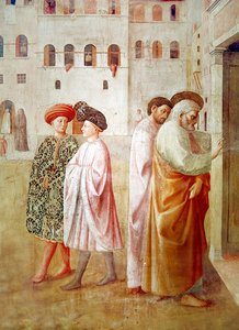 (détail) Saint Pierre de La résurrection de Tabitha, c.1427