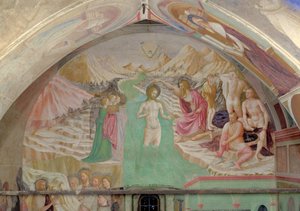 Le Baptême du Christ, du Cycle de la Vie de Saint Jean-Baptiste