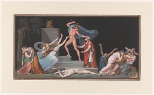 La mort de Priam - Tommaso Piroli