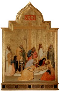 Pietà avec saint Remi et saint Benoît - Tommaso di Stefano Giottino