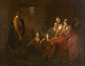 Lafayette en prison à Olmütz, 1850
