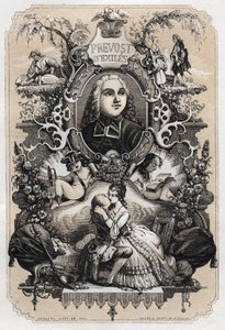 Frontispice de "Histoire de Manon Lescaut et du Chevalier Des Grieux" par l