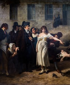 Le docteur Pinel libère les aliénés de la Salpêtrière en 1795