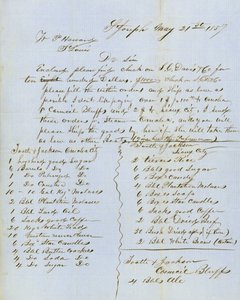 Lettre signée Tootle & Jackson, Council Bluffs, à W.P. Howard, St. Louis, 21 mai 1857 - Tootle and Jackson