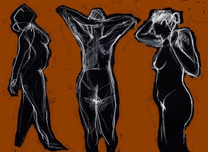 Formes nues en mouvement